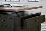 Ashley Furniture Tyler Creek coffee table with lift top and storage, modern cocktail table perfect for living rooms.