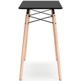 Ashley Jaspeni home office desk with a spacious surface, modern design, and sturdy wooden construction for productive workspace.