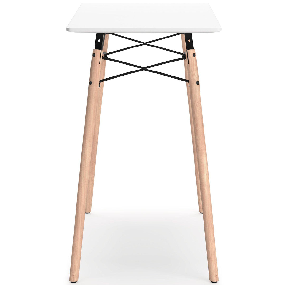 Ashley Furniture Jaspeni home office desk with a sleek wooden surface and modern design for productive workspace use.
