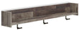 Ashley Furniture Neilsville wall-mounted coat rack with shelf, featuring hooks and storage space for organized entryway decor.