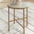 Ashley Furniture Alder end table with a sleek wooden surface and tapered legs, ideal for living room or bedroom decor.