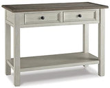 Ashley Furniture Bolanburg Sofa End Table with wood finish and sleek design, perfect for living room decor.