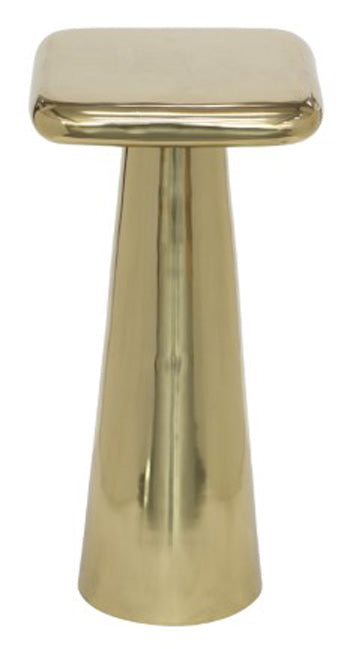 Ashley Furniture Dallenburg accent end table with a wooden top and metal legs, stylish and versatile for living room decor.