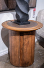 Ashley Furniture Dontayne End Table with a sleek wooden finish and modern design, perfect for living room decor.