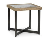 Ashley Furniture Montia End Table with a sleek wooden surface and modern design, perfect for living room or bedroom decor.
