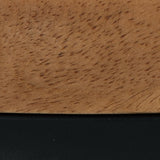Ashley Furniture Noraluna end table with a dark wood finish, featuring a simple square design and a smooth tabletop surface.