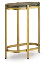 Ashley Furniture Porterville accent end table with wooden finish and sleek design, ideal for living room or bedside use.