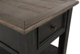 Ashley Furniture Tyler Creek End Table with wood finish and simple design, perfect for living room or bedroom decor.