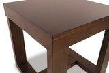 Ashley Furniture Watson End Table with wood finish and modern design, featuring a sleek surface and sturdy legs.