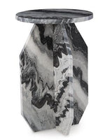 Ashley Furniture Wrenlane accent end table with a wooden top and metal base, stylish and functional for living room decor.