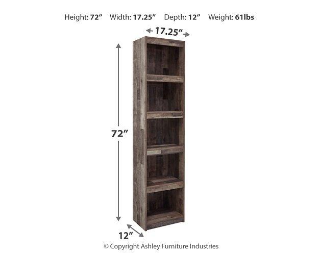Ashley Furniture Derekson 3-piece entertainment center with TV stand and storage cabinets, modern wood finish design.