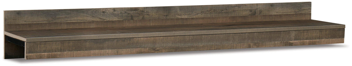 Ashley Trinell 4-piece entertainment center with electric fireplace, featuring TV space, shelves, and storage compartments.
