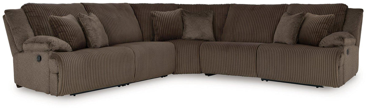 Ashley Furniture Top Tier living room set featuring a sofa and armchair with plush upholstery and modern design.