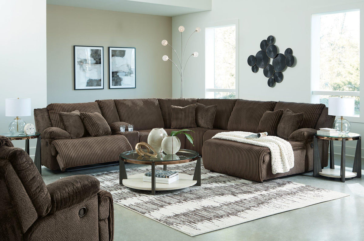 Ashley Furniture Top Tier living room set with sofa and armchairs, featuring plush cushions and modern design.