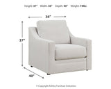 Ashley Furniture Maitelynn upholstery living room set with sofa and armchair in neutral fabric, modern design, and plush cushions.