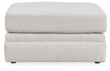 Ashley Furniture Maitelynn upholstery living room set with sofa and matching armchair in neutral fabric, modern design.