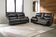 Ashley Furniture Mountainous Living Room Set featuring plush sofas and armchairs in a modern mountain-inspired design.