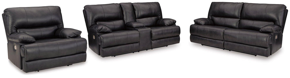 Ashley Furniture Mountainous Living Room Set featuring plush sofas and armchairs with mountain-inspired design elements.