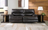 Ashley Furniture Mountainous Living Room Set featuring plush sofa and armchair with mountain-inspired design in neutral tones.