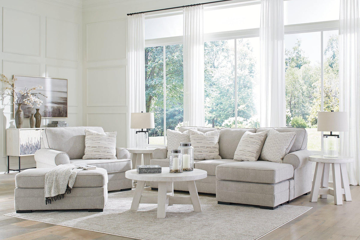 Ashley Furniture Eastonbridge living room set with sofa and armchair in a modern, stylish design, shown in a well-lit living room setting.