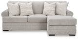 Ashley Furniture Eastonbridge living room set with sofa and loveseat in neutral fabric, modern design for stylish comfort.