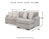 Ashley Furniture Eastonbridge living room set with sofa and armchair in a modern, comfortable living space.