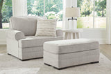 Ashley Furniture Eastonbridge living room set featuring a sofa and armchair with neutral upholstery and modern design.