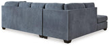Ashley Furniture Marleton living room set featuring a sofa, loveseat, and armchair with neutral upholstery and modern design.