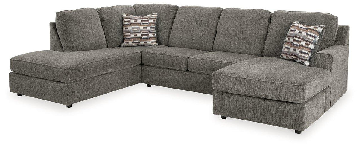 Ashley Furniture O'Phannon living room set with plush sofa and matching armchair in a modern living space.
