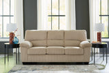 Ashley Furniture SimpleJoy living room set with a sofa, loveseat, and armchair arranged in a modern, cozy living space.