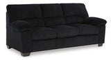 Ashley SimpleJoy living room set with sofa and armchair, featuring modern upholstery and wooden legs, perfect for contemporary decor.
