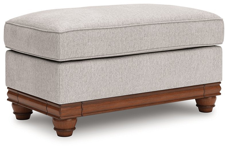 Ashley Furniture Clearbrooke living room set with sofa, loveseat, and armchair arranged in a modern living space.