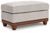 Ashley Furniture Clearbrooke living room set with sofa, loveseat, and armchair arranged in a modern living space.