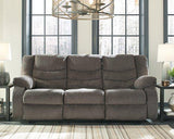 Ashley Furniture Tulen living room set with sofa and armchair, featuring modern design and plush fabric in a contemporary style.