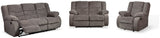 Ashley Furniture Tulen living room set with sofa and loveseat featuring modern upholstery and sleek design.