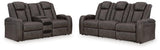 Ashley Furniture Fyne-Dyme living room set with sofa, loveseat, and chairs arranged in a modern, comfortable living space.