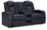 Ashley Furniture Fyne-Dyme Living Room Set featuring a sofa and armchair in a modern fabric design.