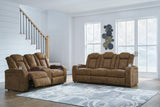 Ashley Furniture Wolfridge living room set featuring a sofa, loveseat, and armchair with neutral fabric and modern design.