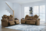 Ashley Furniture Wolfridge living room set with sofa and armchair, featuring plush cushions and modern upholstery.