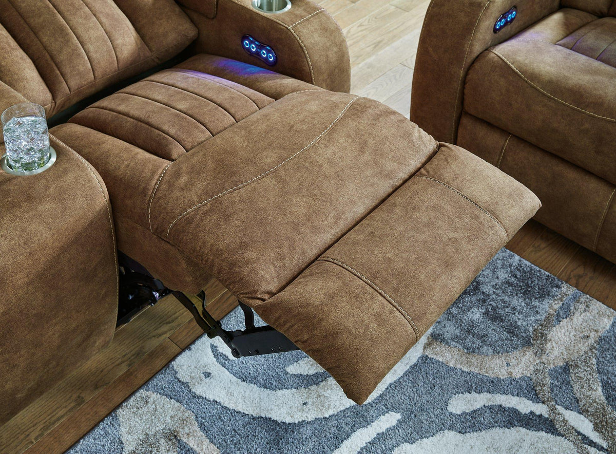 Ashley Furniture Wolfridge living room set with plush sofa and matching armchair in a modern design.
