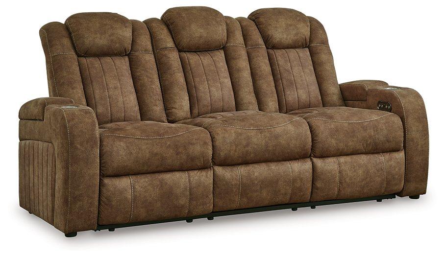 Ashley Furniture Wolfridge living room set with sofa, loveseat, and armchair in a cozy, modern living room arrangement