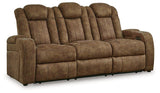 Ashley Furniture Wolfridge living room set with sofa, loveseat, and armchair in a cozy, modern living room arrangement