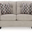 Ashley Furniture Mahoney loveseat with plush fabric and modern design, perfect for cozy living room seating.