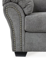 Allmaxx loveseat by Ashley Furniture featuring plush fabric, cushioned armrests, and a stylish, contemporary design for living room comfort.