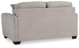 Ashley Furniture Avenal Park loveseat with plush fabric and cushioned seats, perfect for cozy living room seating.