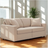 Ashley Furniture Modmax Modular Loveseat in granite, a two-piece sectional with plush cushions and modern design.