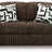 Ashley Furniture Midnight-Madness Loveseat with plush fabric and cozy cushions, shown from a head-on view.