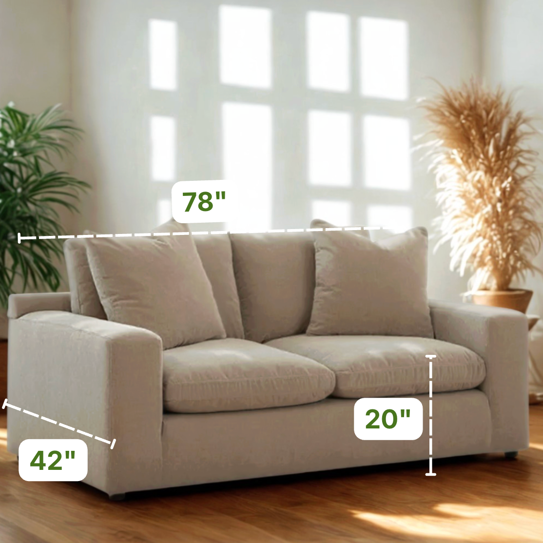 Nova Cloud Loveseat - Pull Up A Couch