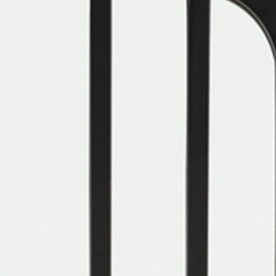 Ashley Furniture Antigone Floor Mirror with a sleek, full-length design and modern frame, standing on a hardwood floor.