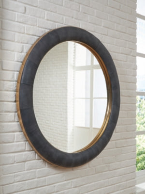 Ashley Furniture Corinsworth Accent Mirror with a sleek rectangular frame, perfect for adding style to any room.